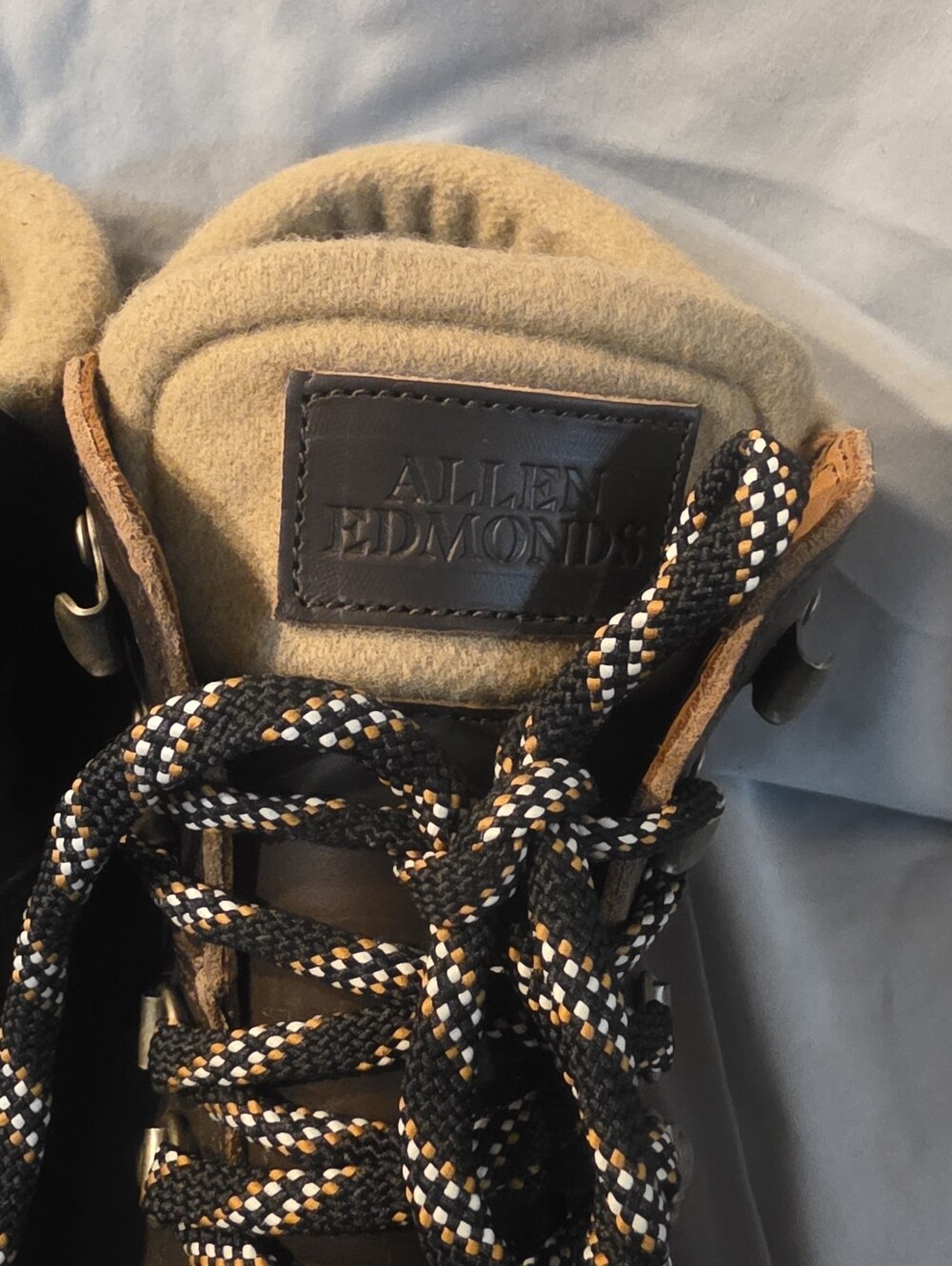 Allen Edmonds Whistler Weather-ready Hiker Boot Dark Brown Men SZ 9 NWOB Defects - Picture 9 of 15
